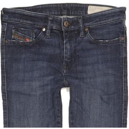 Diesel Skinzee 0843F Women Blue Skinny Slim Stretch Jeans W27 L29