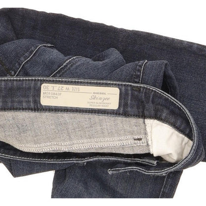 Diesel Skinzee 0843F Women Blue Skinny Slim Stretch Jeans W27 L29