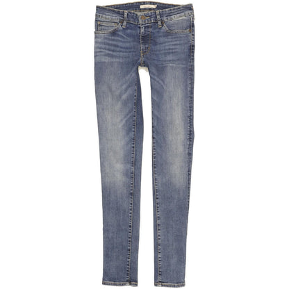 Levi's 711 Women Blue Skinny Slim Stretch Jeans W30 L33