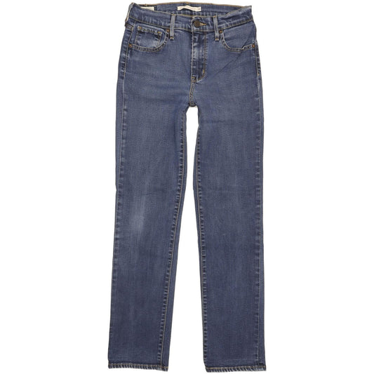 Levi's 724 Women Blue Straight Slim Stretch Jeans W26 L29