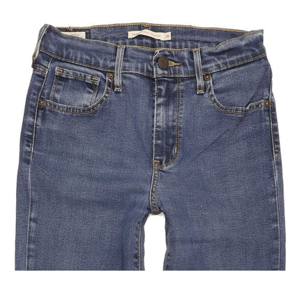 Levi's 724 Women Blue Straight Slim Stretch Jeans W26 L29