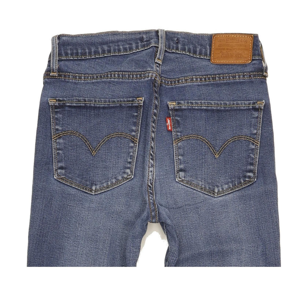 Levi's 724 Women Blue Straight Slim Stretch Jeans W26 L29