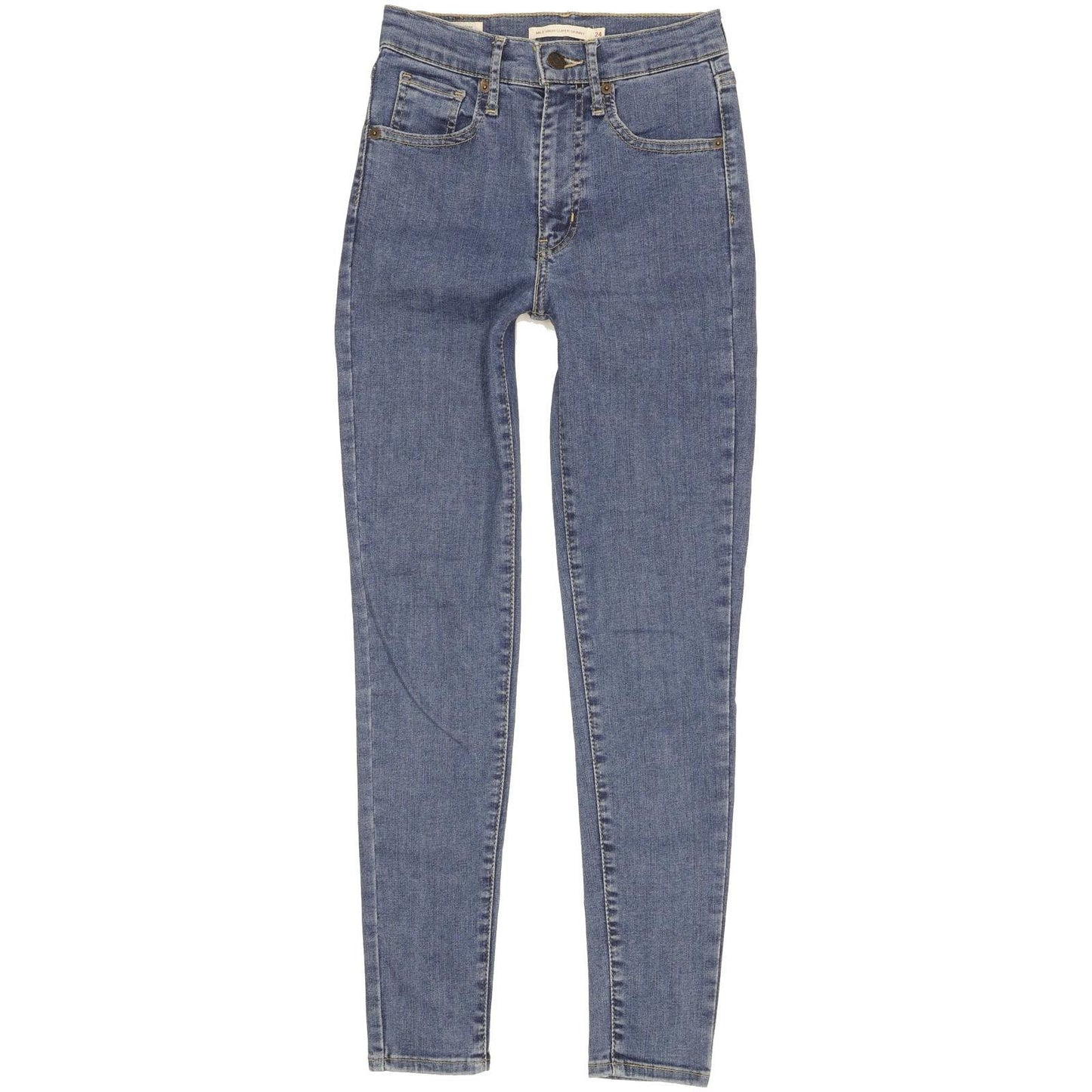 Levi's Mile Women Blue Skinny Slim Stretch Jeans W24 L28