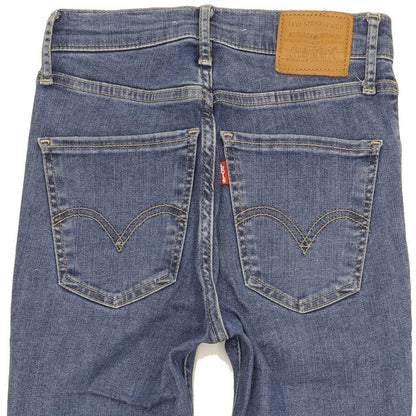 Levi's Mile Women Blue Skinny Slim Stretch Jeans W24 L28