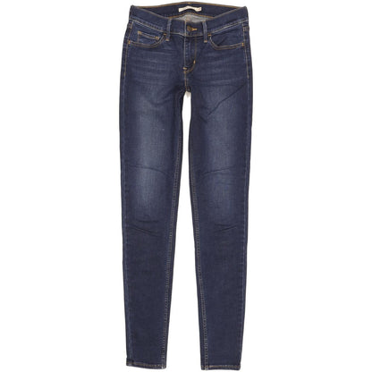 Levi's 710 Super Women Blue Skinny Slim Stretch Jeans W27 L31