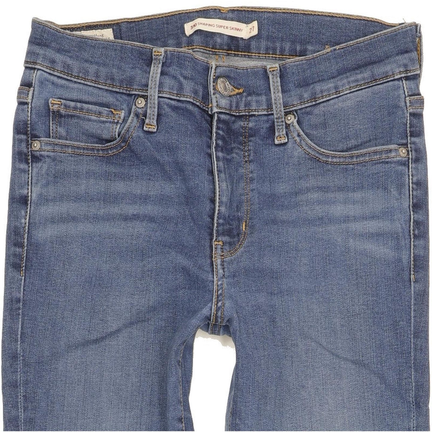 Levi's 310 Shaping Women Blue Skinny Slim Stretch Jeans W27 L32