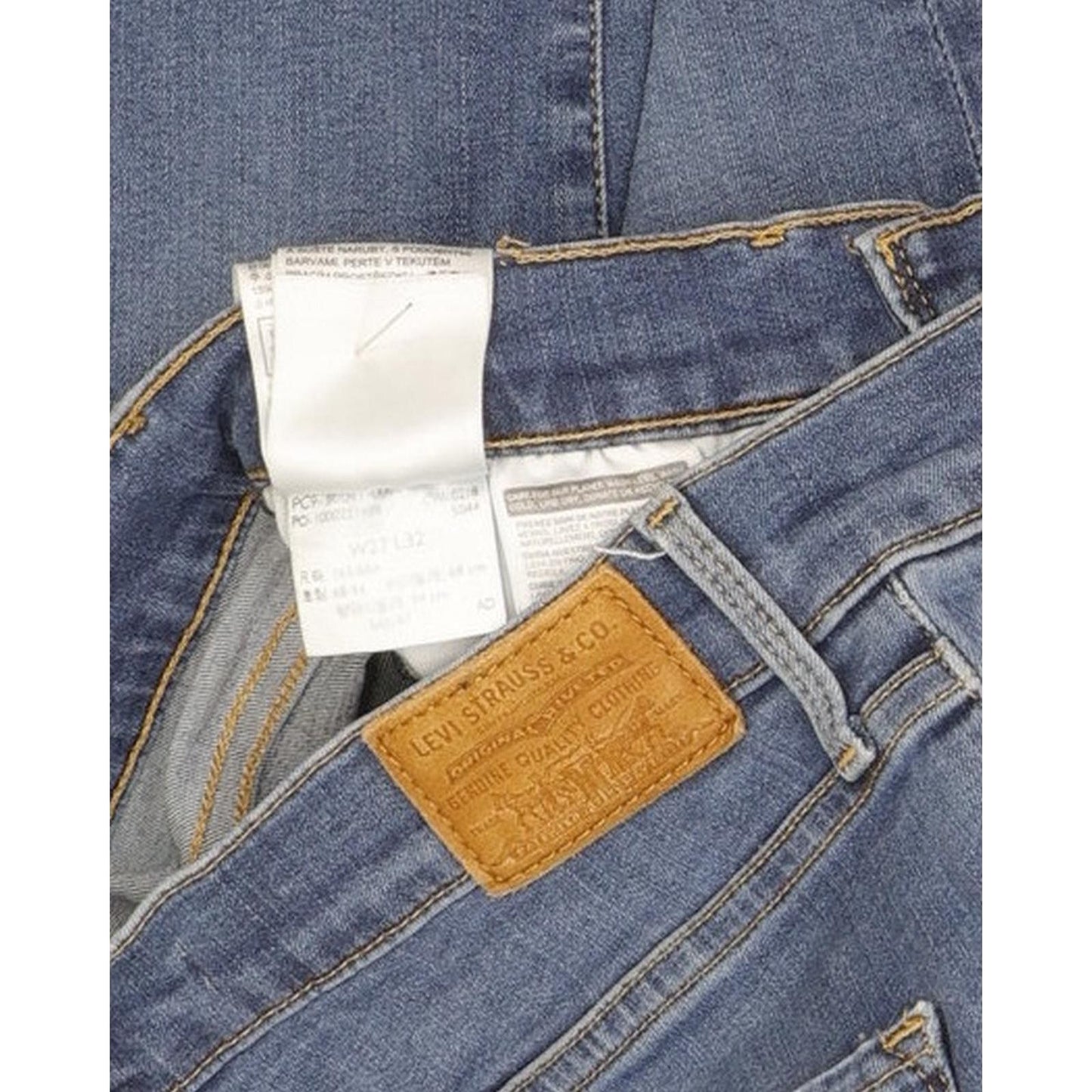 Levi's 310 Shaping Women Blue Skinny Slim Stretch Jeans W27 L32