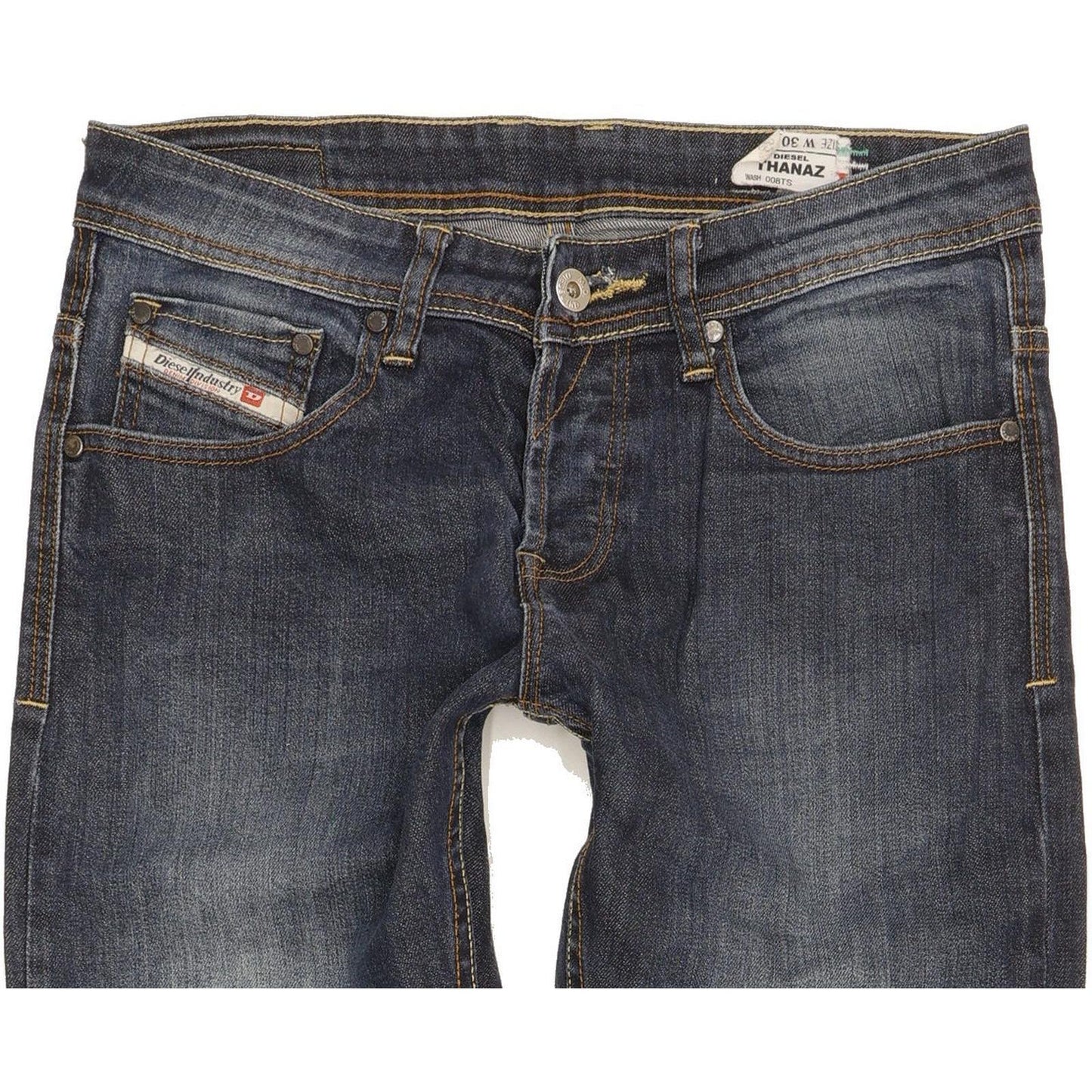 Diesel Thanaz 008TS Men Blue Skinny Slim Jeans W30 L32