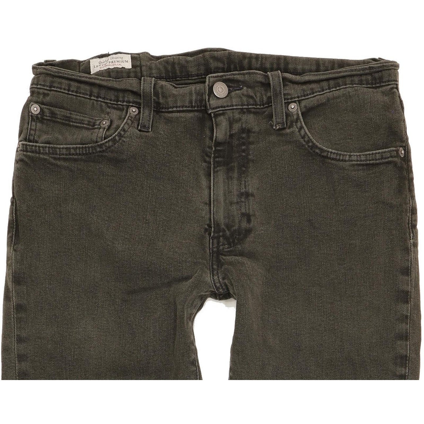 Levi's 511 Men Charcoal Straight Slim Stretch Jeans W33 L33