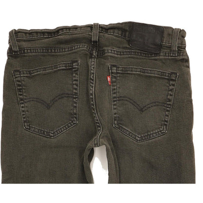 Levi's 511 Men Charcoal Straight Slim Stretch Jeans W33 L33