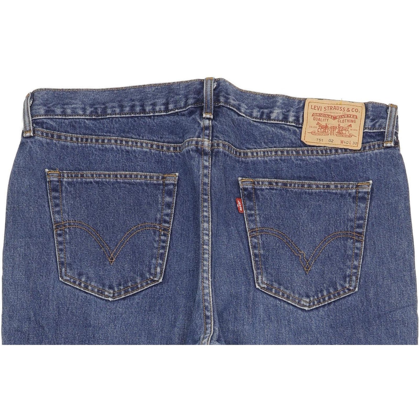 Levi's 751 Men Blue Straight Regular Jeans W40 L32