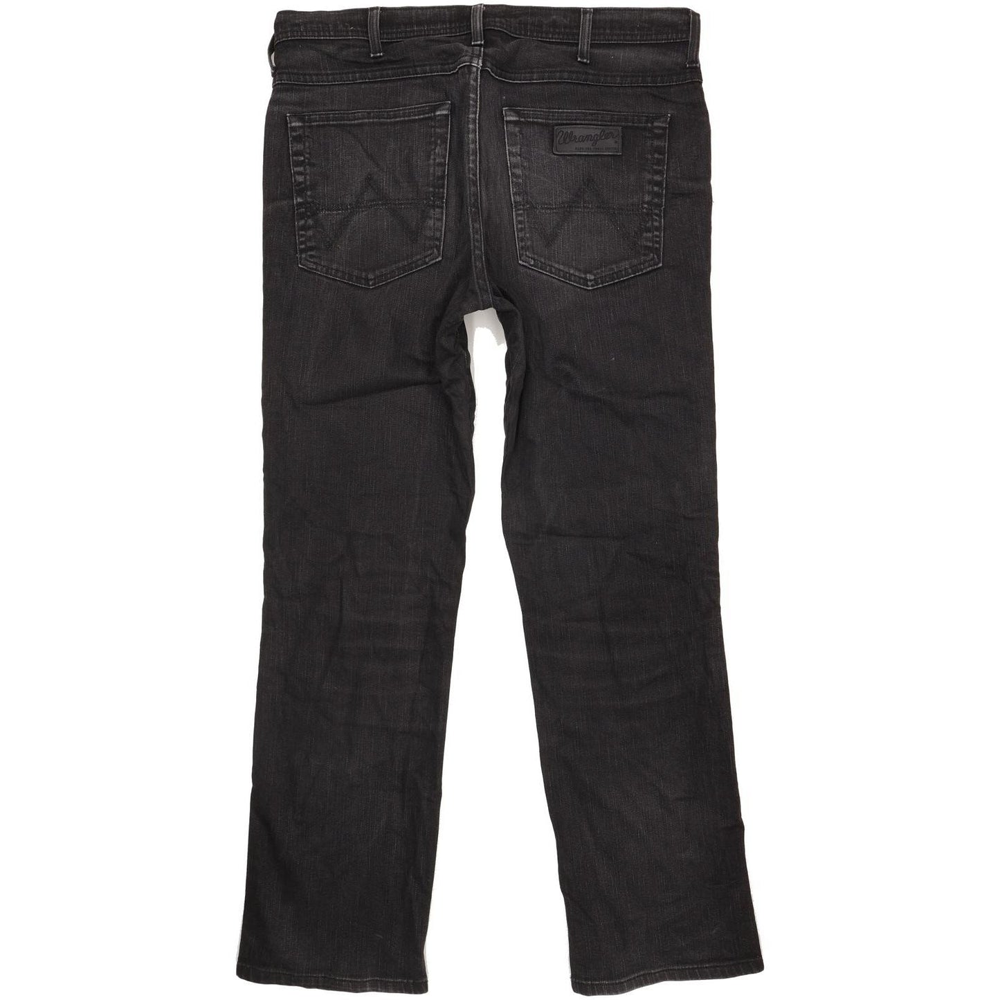 Wrangler Arizona Men Black Straight Regular Stretch Jeans W36 L31