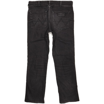 Wrangler Arizona Men Black Straight Regular Stretch Jeans W36 L31