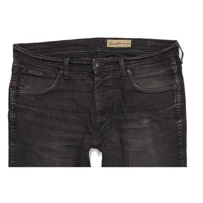 Wrangler Arizona Men Black Straight Regular Stretch Jeans W36 L31