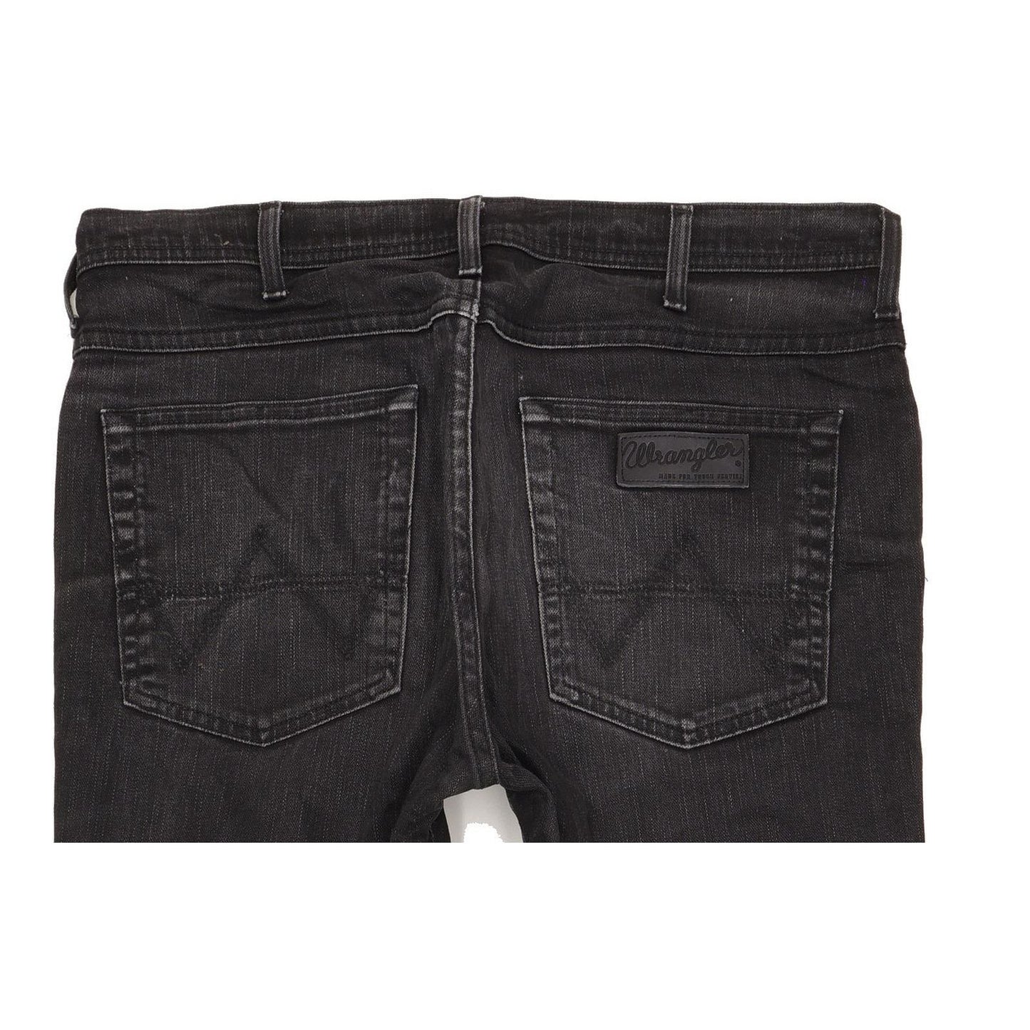 Wrangler Arizona Men Black Straight Regular Stretch Jeans W36 L31