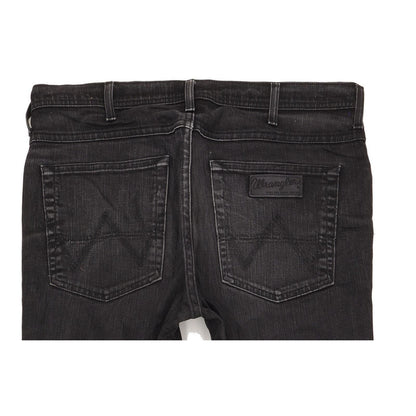 Wrangler Arizona Men Black Straight Regular Stretch Jeans W36 L31