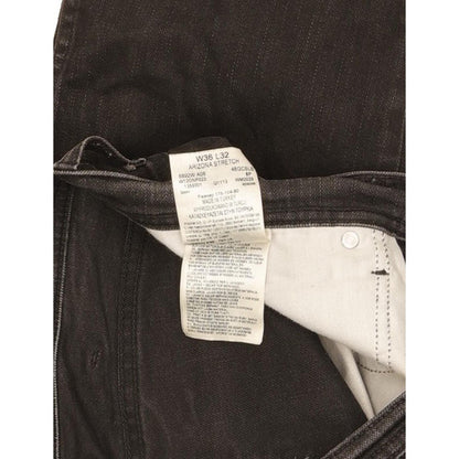 Wrangler Arizona Men Black Straight Regular Stretch Jeans W36 L31