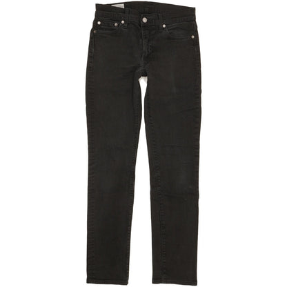 Levi's 511 Men Black Straight Slim Stretch Jeans W30 L31