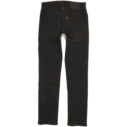 Levi's 511 Men Black Straight Slim Stretch Jeans W30 L31