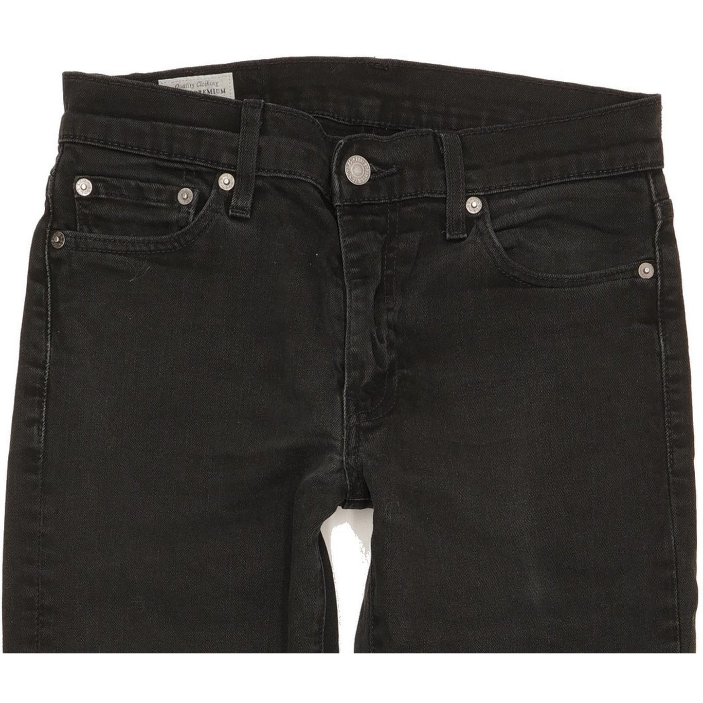 Levi's 511 Men Black Straight Slim Stretch Jeans W30 L31