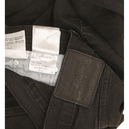 Levi's 511 Men Black Straight Slim Stretch Jeans W30 L31