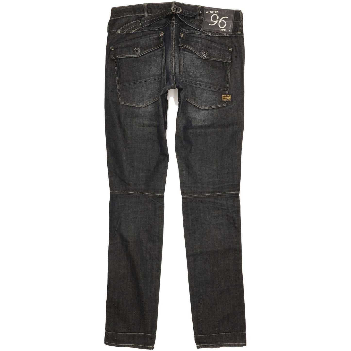G-Star Elwood Heritage Women Navy Straight Slim Jeans W29 L34