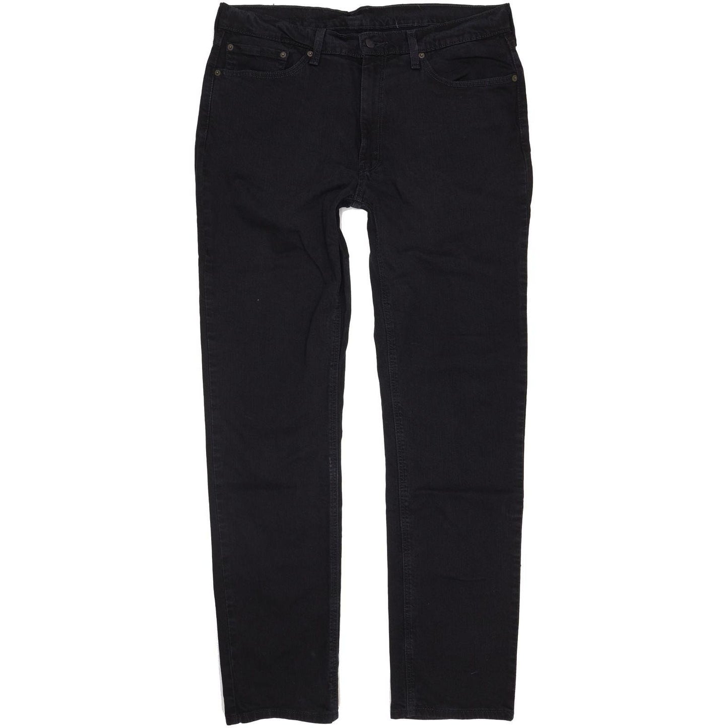 Levi's Men Black Straight Regular Stretch Jeans W36 L35