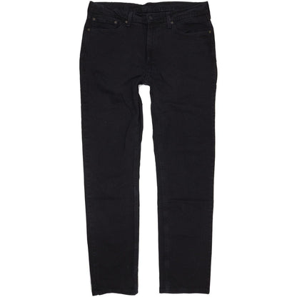 Levi's Men Black Straight Regular Stretch Jeans W36 L35