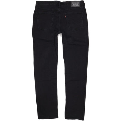 Levi's Men Black Straight Regular Stretch Jeans W36 L35
