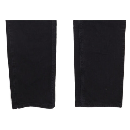 Levi's Men Black Straight Regular Stretch Jeans W36 L35