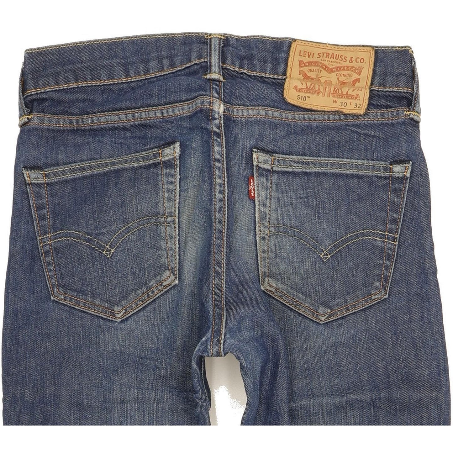 Levi's 510 Men Blue Skinny Slim Stretch Jeans W30 L27