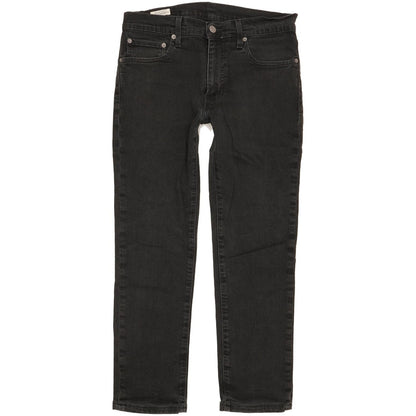 Levi's 511 Men Black Straight Slim Stretch Jeans W32 L27