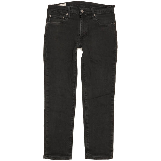 Levi's 511 Men Black Straight Slim Stretch Jeans W32 L27