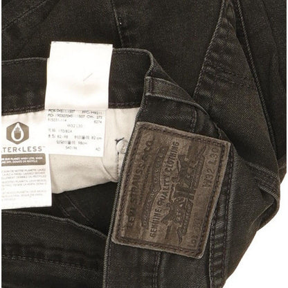 Levi's 511 Men Black Straight Slim Stretch Jeans W32 L27
