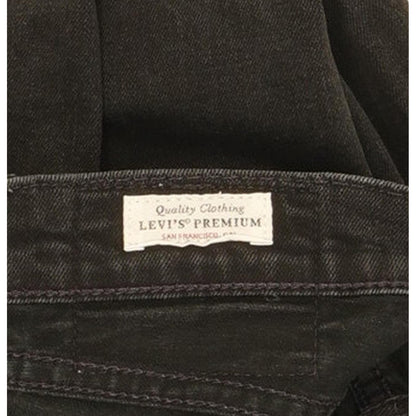 Levi's 511 Men Black Straight Slim Stretch Jeans W32 L27