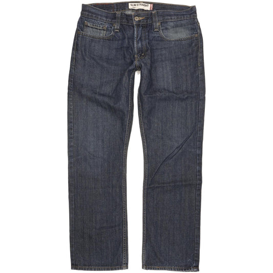 Levi's 514 Men Blue Straight Slim Jeans W32 L30