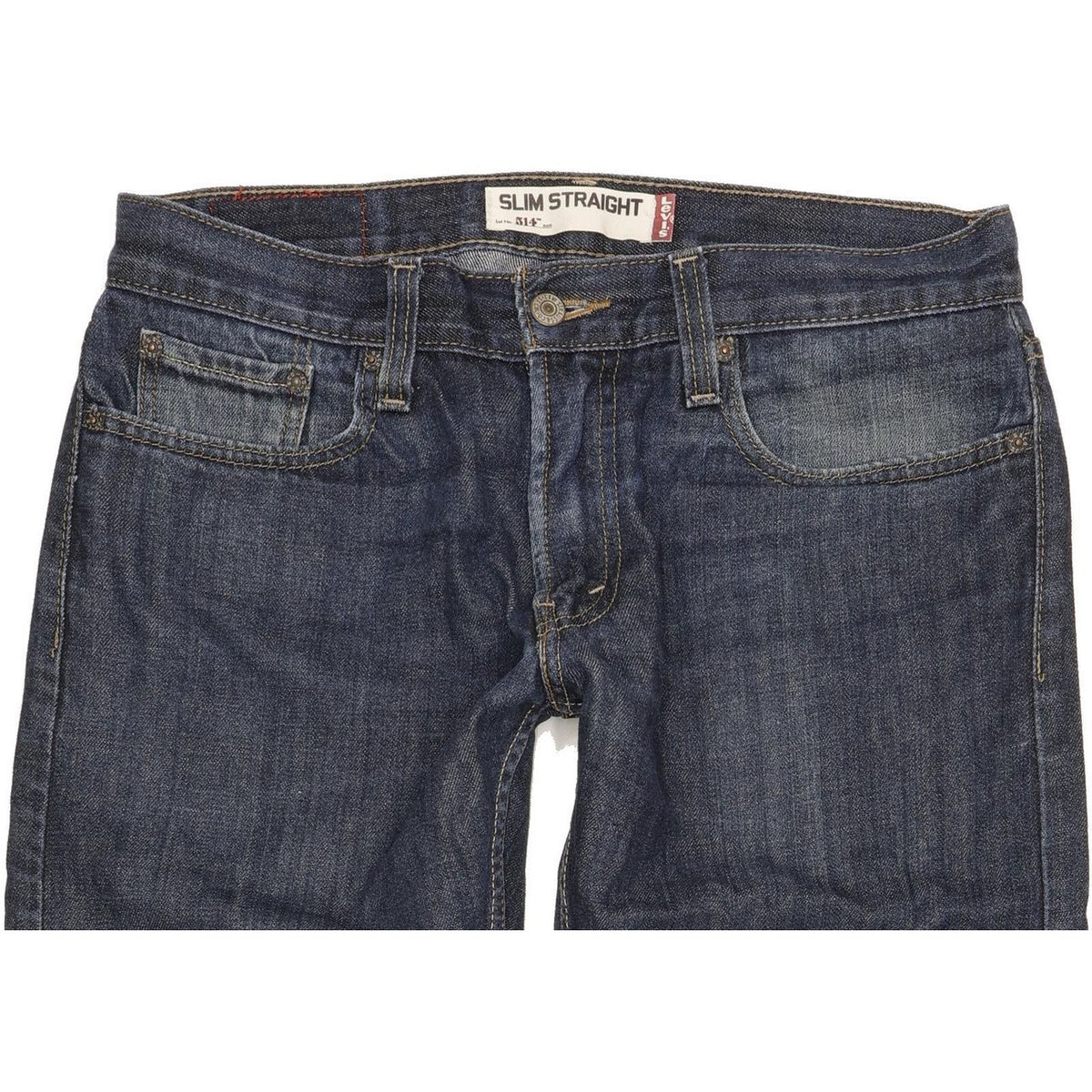 Levi's 514 Men Blue Straight Slim Jeans W32 L30