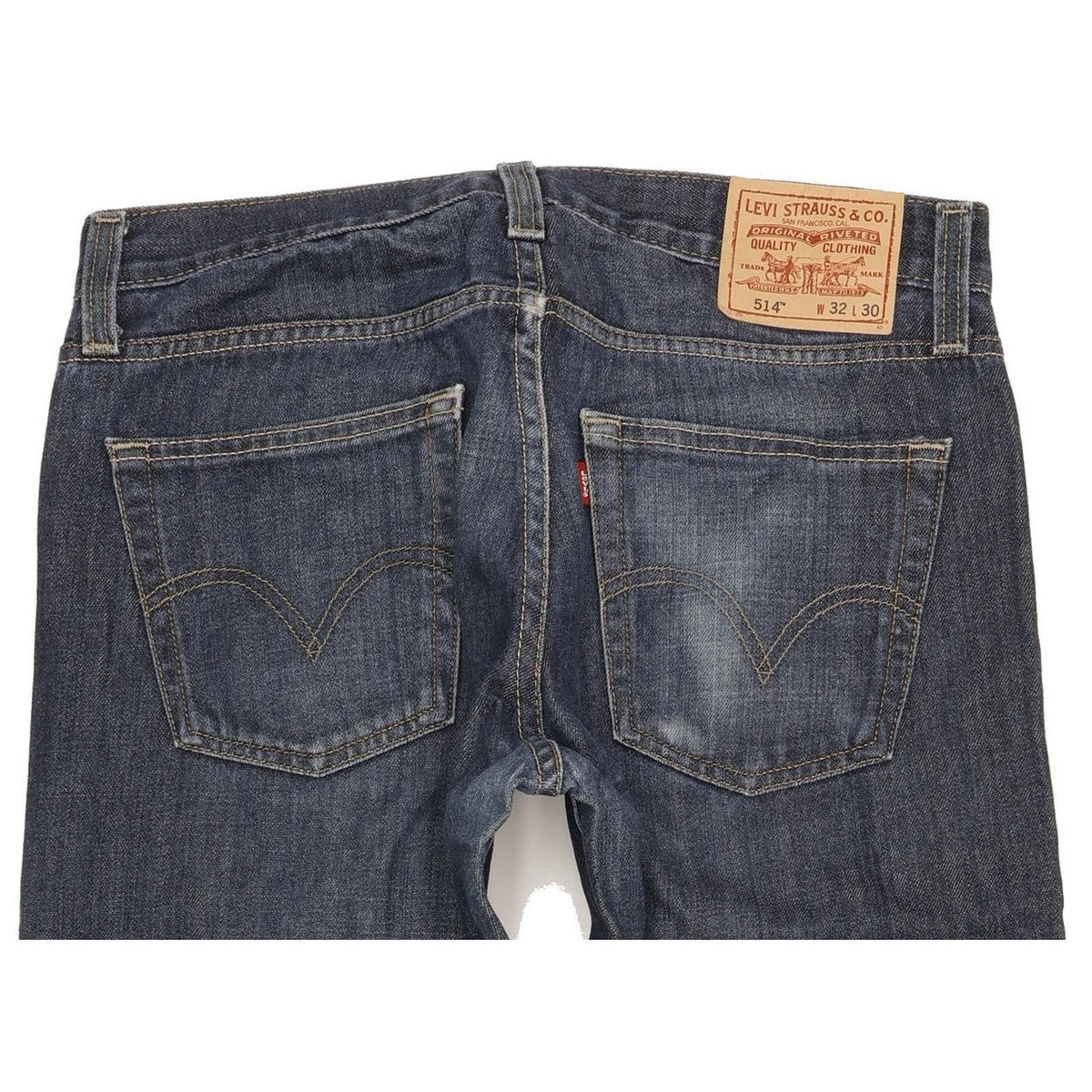 Levi's 514 Men Blue Straight Slim Jeans W32 L30
