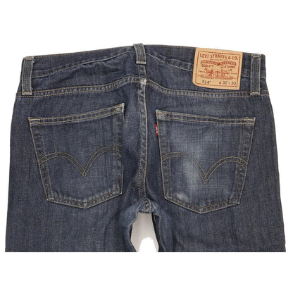 Levi's 514 Men Blue Straight Slim Jeans W32 L30