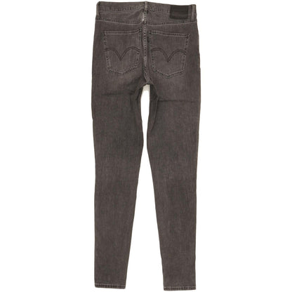Levi's Mile Charcoal Skinny Slim Stretch Jeans High Waisted W30 L32