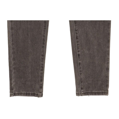 Levi's Mile Charcoal Skinny Slim Stretch Jeans High Waisted W30 L32