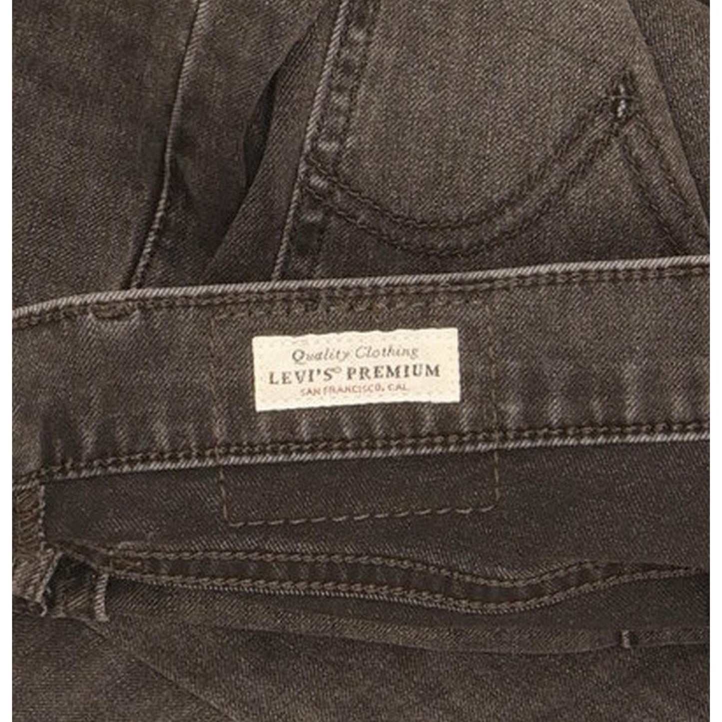 Levi's Mile Charcoal Skinny Slim Stretch Jeans High Waisted W30 L32