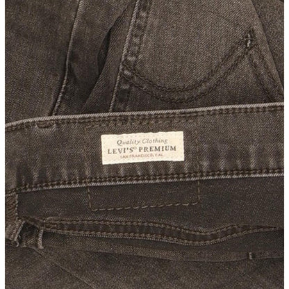 Levi's Mile Charcoal Skinny Slim Stretch Jeans High Waisted W30 L32