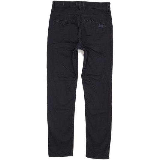 G-Star Navy Straight Slim Chino Stretch Jeans High Waisted W29 L31