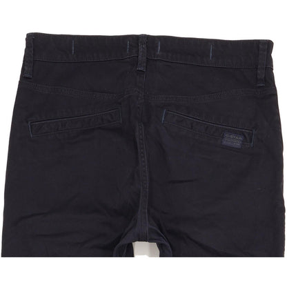 G-Star Navy Straight Slim Chino Stretch Jeans High Waisted W29 L31