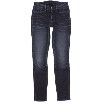G-Star 3301 Women Navy Skinny Slim Stretch Jeans W29 L32