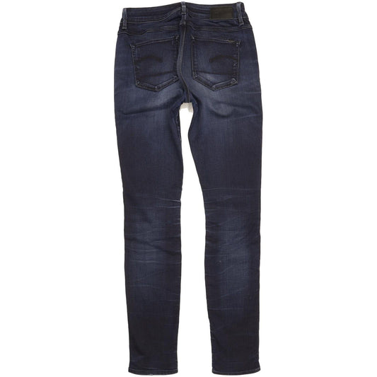 G-Star 3301 Women Navy Skinny Slim Stretch Jeans W29 L32