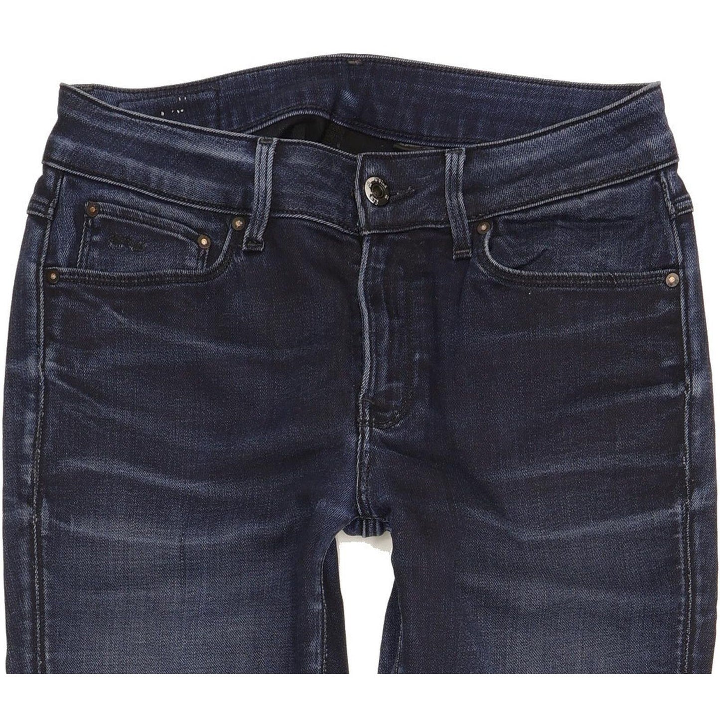 G-Star 3301 Women Navy Skinny Slim Stretch Jeans W29 L32