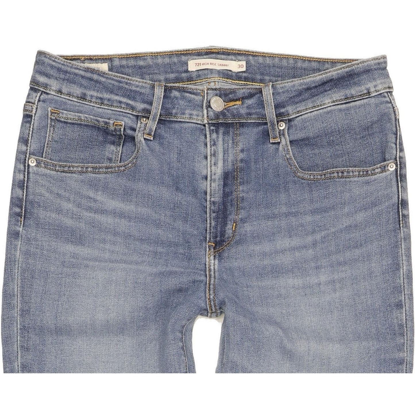 Levi's 721 Women Blue Skinny Slim Stretch Jeans W30 L32