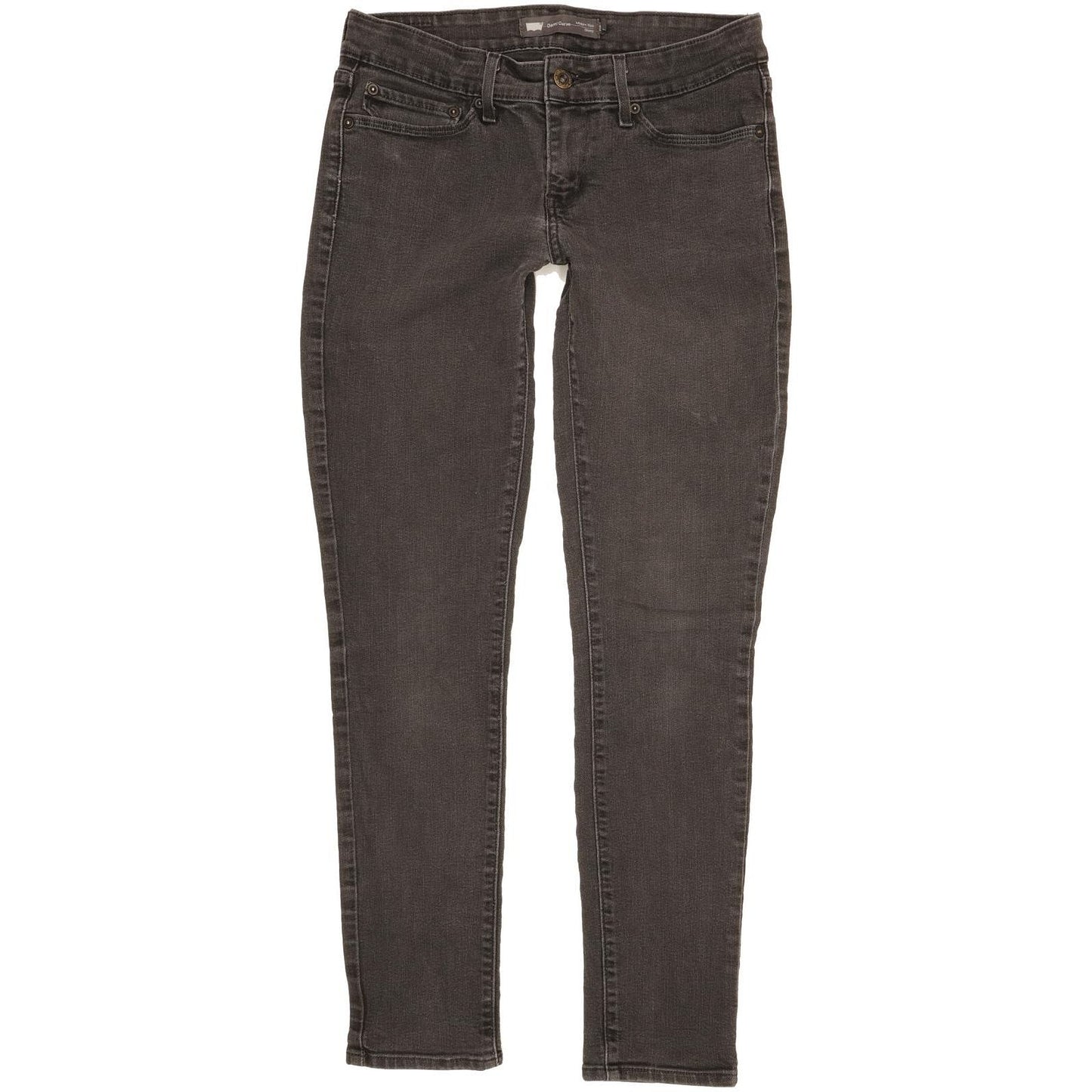 Levi's Demi Curve Women Charcoal Skinny Slim Stretch Jeans W27 L28